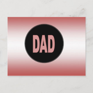 Two Tone Dad Postcard