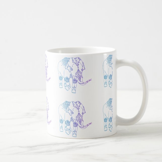 Two-Tone Embellished Elephant Mug (Right)