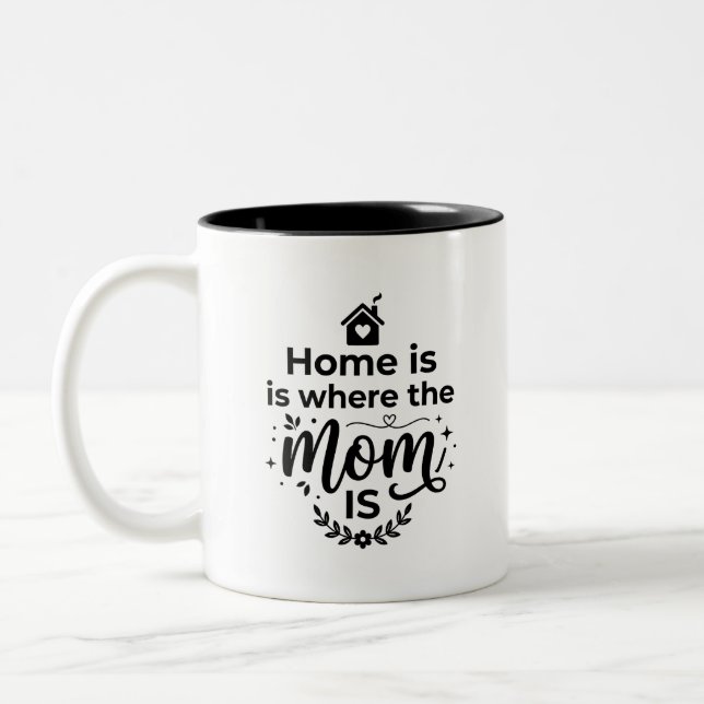 Two-Tone Fun Life Mug Quote (Left)