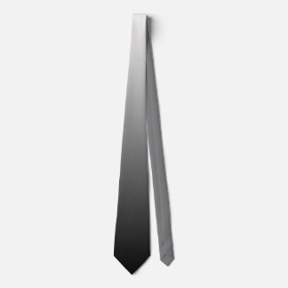 Two-tone gradient ombre black shades of grey tie