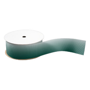 Two-tone gradient ombre green grosgrain ribbon