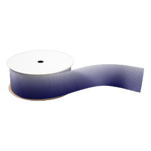 Two-tone gradient ombre navy blue grosgrain ribbon
