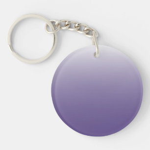 Two-tone gradient ombre Ultra Violet Key Ring