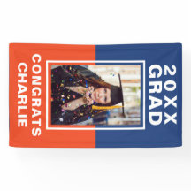 Two Tone Graduation Banner
