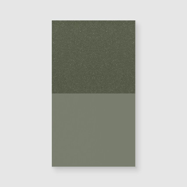 Two-Tone Green Magnetic Card – Customisable (Front)