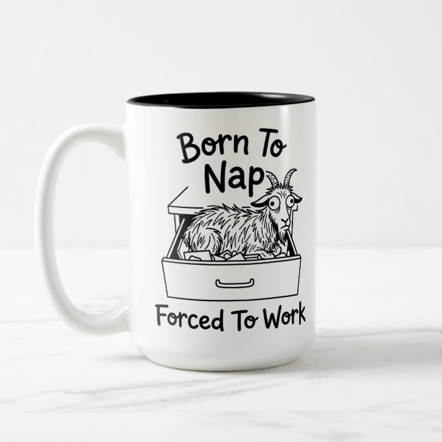 Two-Tone Mood Mug for Coffee Lovers (Left)