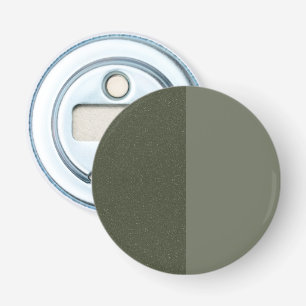 Two-Tone Moss Button Bottle Opener Badge - Custom
