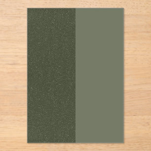 Two-Tone Moss Green Acrylic Invitation – Customise