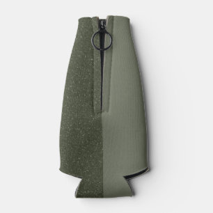 Two-Tone Moss Green Bottle Cooler – Customisable