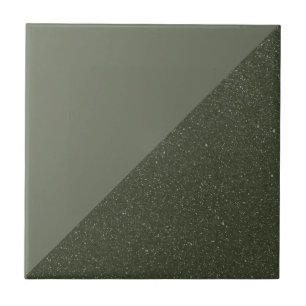 Two-Tone Moss Green Ceramic Tile