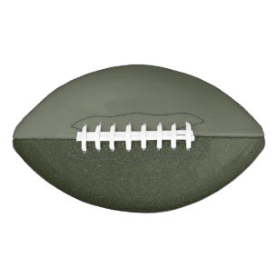 Two-Tone Moss Green Custom Football American Football