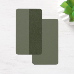 Two-Tone Moss Green Custom Profile Card
