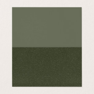 Two-Tone Moss Green Folded Card – Customisable