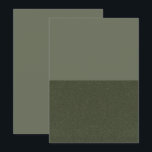 Two-Tone Moss Green Glitter Flat Advice Card<br><div class="desc">Subtle elegance meets modern minimalism in this customisable flat advice card, featuring a sophisticated two-tone design in moss green and a rich glitter texture. Whether you're planning a wedding, organising a corporate event, or coordinating a large-scale religious or educational celebration, this versatile card delivers both style and structure. The design...</div>