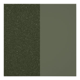 Two-Tone Moss Green Glossy Poster – Customisable