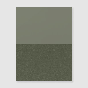 Two-Tone Moss Green Magnetic Card – Customisable