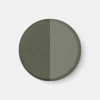 Two-Tone Moss Green Modern Magnet – Customisable