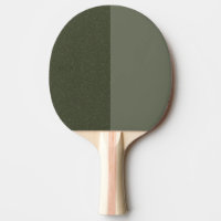 Two-Tone Moss Green Ping Pong Paddle – Customise
