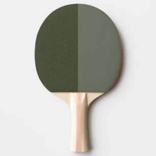 Two-Tone Moss Green Ping Pong Paddle – Customise