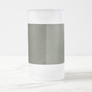 Two-Tone Moss Green Textured Beer Mug – Customise
