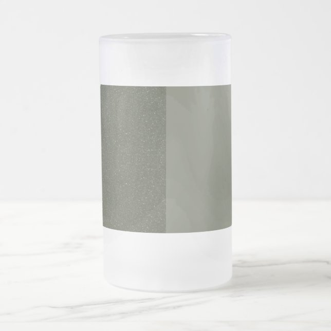 Two-Tone Moss Green Textured Beer Mug – Customise (Center)