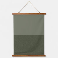Two-Tone Moss Green Wall Tapestry – Customisable