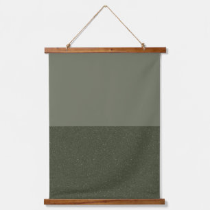 Two-Tone Moss Green Wall Tapestry – Customisable