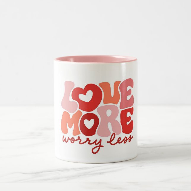 Two-Tone Motivational Quote Mug, Inspiring Coffee Mug (Center)