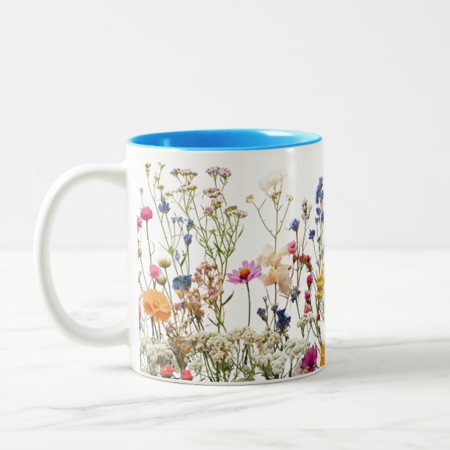 Two-tone Mug 11 oz (blue) (Left)