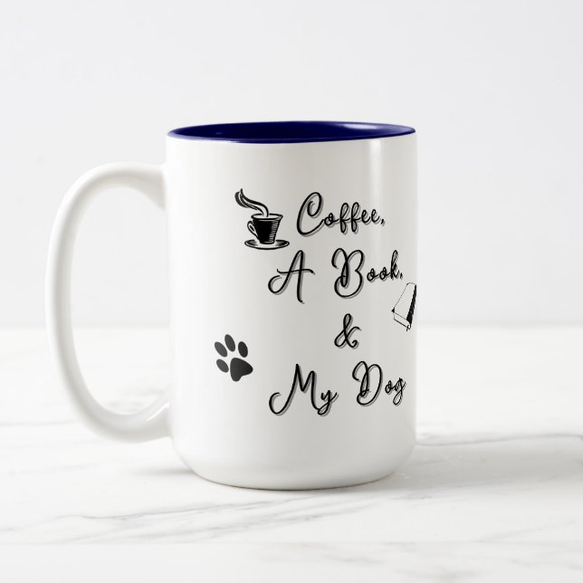 Two-tone Mug 15 oz (blue) (Left)