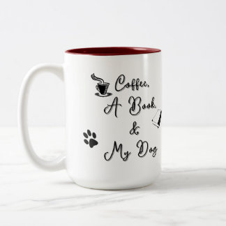 Two-tone Mug 15 oz (burgundy)