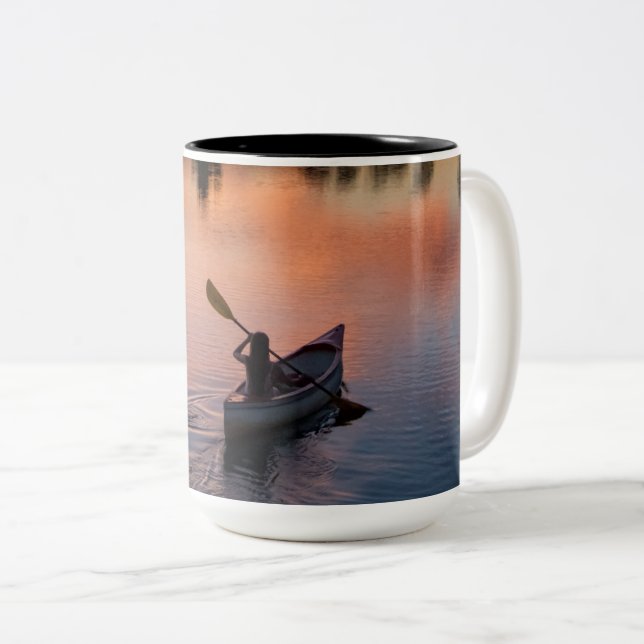 Two-Tone Mug, 15 oz Coffee Mug (Front Right)