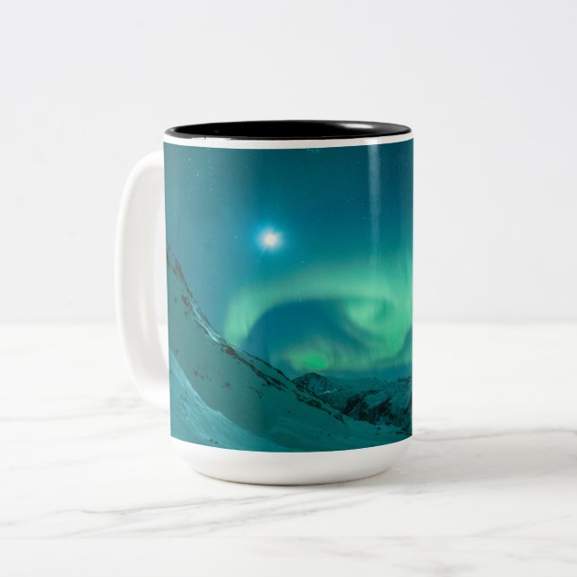 Two-Tone Mug, 15 oz Coffee Mug (Front Left)