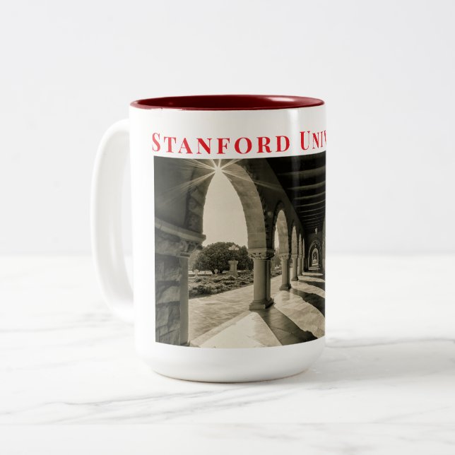 Two-Tone Mug, 15 oz Coffee Mug (Front Left)