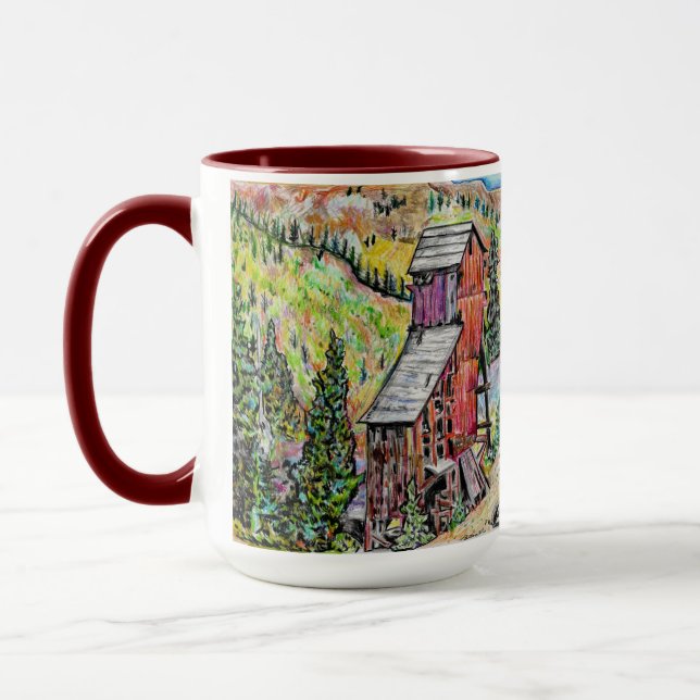 Two-Tone Mug, 15 oz Mug (Left)