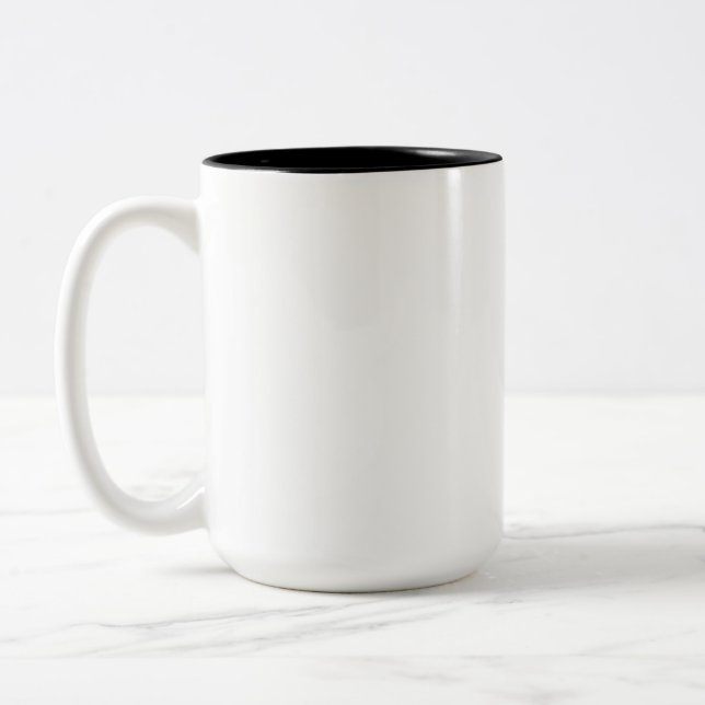Two-Tone Mug, 15 oz Two-Tone Coffee Mug (Left)