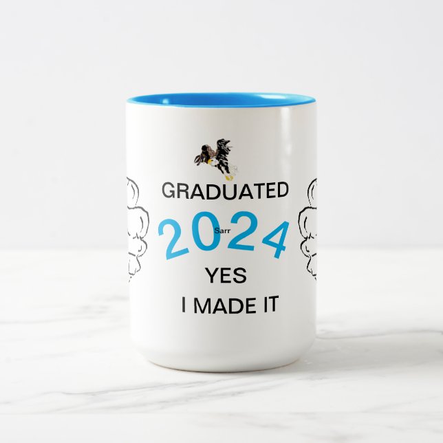 Two -Tone Mug : 2024 Graduate (Center)