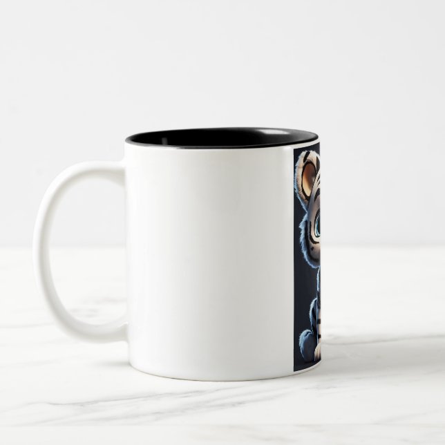Two-Tone Mug Add a pop of colour to your morning c (Left)