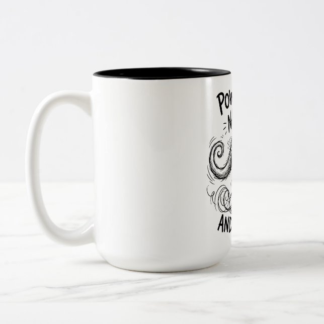 Two-Tone Mug Funny Kangaroo Quote (Left)