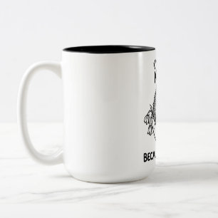 Two-Tone Mug Funny Wombat Coffee Quote