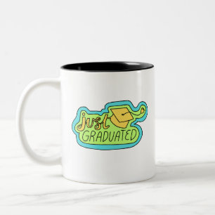 Two-tone Mug JUST_GRADUATED