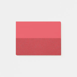 Two-Tone Noise-Texture Tomato Red Post-It® Notes