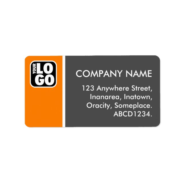 Two Tone - Orange and Grey Label (Front)