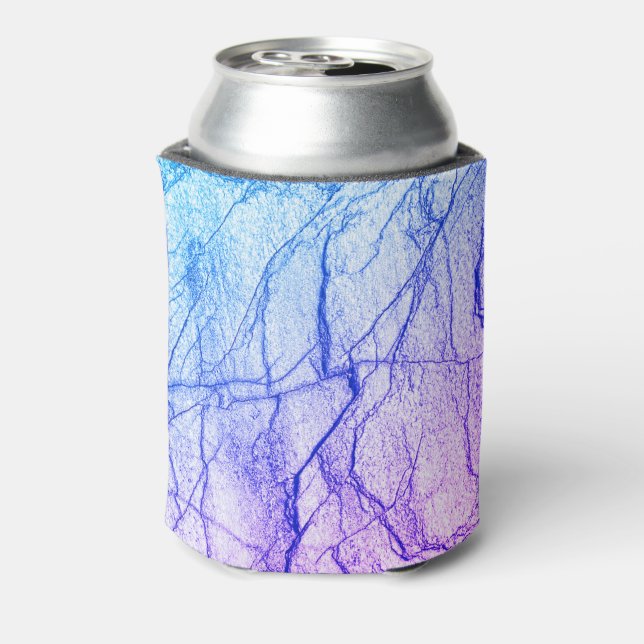  Two Tone Purple Marble Look Can Cooler (Can Back)
