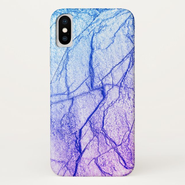  Two Tone Purple Marble Look Case-Mate iPhone Case (Back)