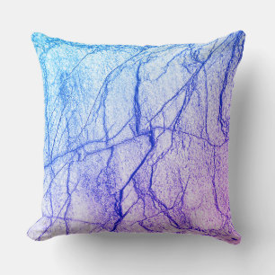  Two Tone Purple Marble Look Cushion