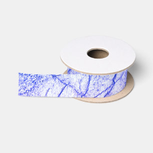 Two Tone Purple Marble Look Satin Ribbon