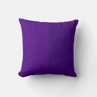 Two-Tone Purple Noise-Effect Throw Pillow (Custom)