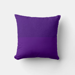 Two-Tone Purple Noise-Effect Throw Pillow (Custom)