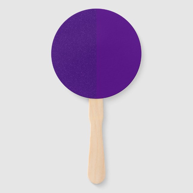 Two-Tone Purple Noise Hand Fan Set – Customisable (Front)